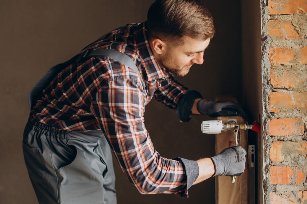 Radiator and central heating installation