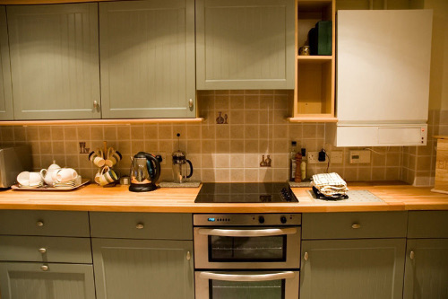 Sage-green country kitchen repair