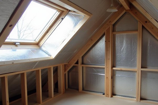 Loft framing and insulation work
